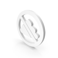 White No Pooping Icon PNG & PSD Images