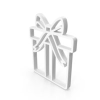 White Gift Box Icon PNG & PSD Images