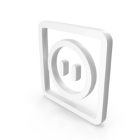White Power Socket Outline Icon PNG & PSD Images