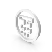 White Mongolian Tugrik Currency Outline Symbol PNG & PSD Images