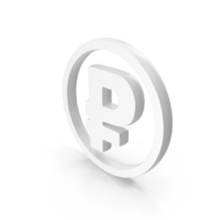 White Russian Ruble Icon PNG & PSD Images