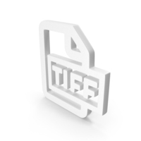 White Tiff File Icon PNG & PSD Images