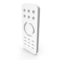 White TV Remote Control Icon PNG & PSD Images