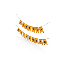 Happy Halloween Flags PNG & PSD Images