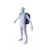 Travel Laptop Computer Backpack On Mannequin PNG & PSD Images