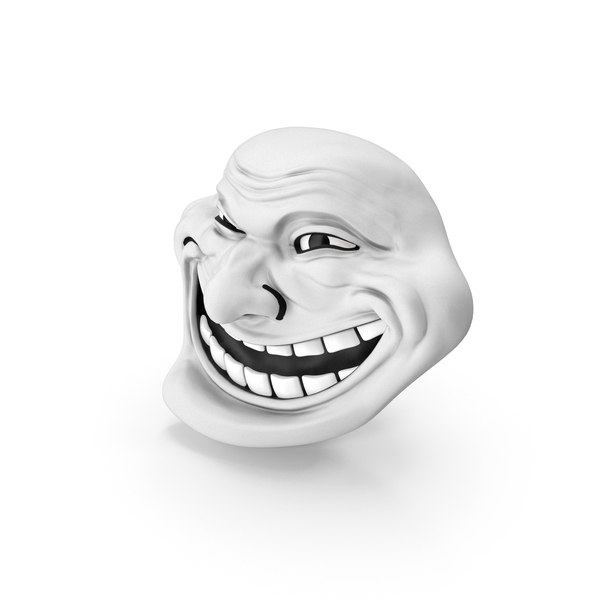 Trollface White PNG Images & PSDs for Download