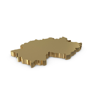 Gold Germany Map PNG & PSD Images