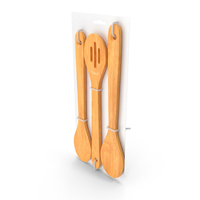 Medium Wooden Spoon Pack PNG & PSD Images