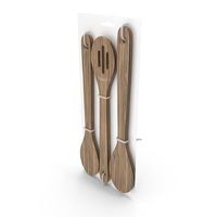 Wooden Spoon Dark Wood PNG & PSD Images