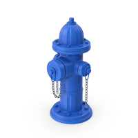 Blue Fire Hydrant PNG & PSD Images