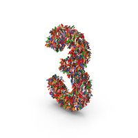 Number 3 PNG & PSD Images