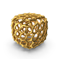 Modern Art Object Gold PNG & PSD Images