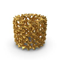 Modern Art Object  Gold PNG & PSD Images