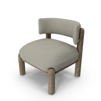 Fabric Accent Chair PNG & PSD Images