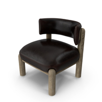 Leather Accent Chair PNG & PSD Images