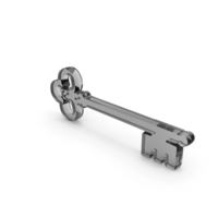 Lock Key Icon Glass PNG & PSD Images
