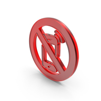 Phone Prohibited Icon Glass PNG & PSD Images