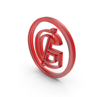 Out Line Guarani Paraguay Currency Symbol Glass PNG & PSD Images