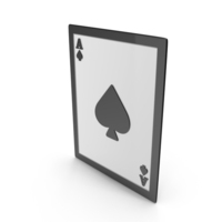 Spade Playing Card Icon Glass PNG & PSD Images