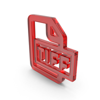 Glass Tiff File Icon PNG & PSD Images