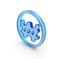 Glass South Korean Won Currency Icon PNG & PSD Images