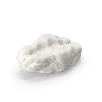 White Chewed Bubble Gum with Teeth Marks PNG & PSD Images
