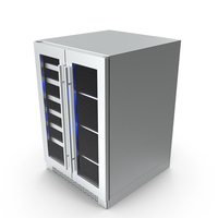 Wine Cooler Compact Dual Zone PNG & PSD Images