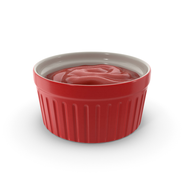 Red Container With Ketchup PNG & PSD Images
