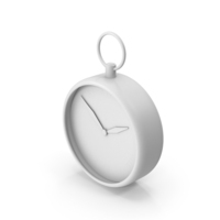 Monochrome Hanging Clock PNG & PSD Images