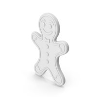 Monochrome Gingerbread PNG & PSD Images