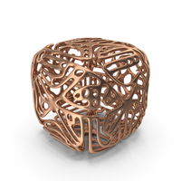 Modern Art Object Bronze PNG & PSD Images
