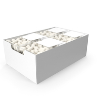 Full White Confectionery Box PNG & PSD Images