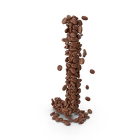 Coffee Bean Letter J PNG & PSD Images
