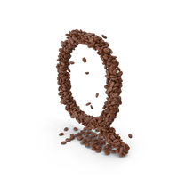 Coffee Bean Letter Q PNG & PSD Images