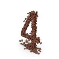 Coffee Bean Number 4 PNG & PSD Images