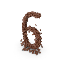 Coffee Bean Number 6 PNG & PSD Images
