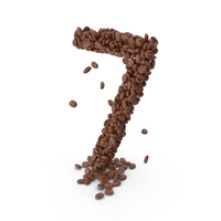 Coffee Bean Number 7 PNG & PSD Images