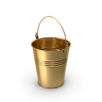 Gold Bucket PNG & PSD Images