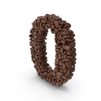 Coffee Bean Number 0 PNG & PSD Images