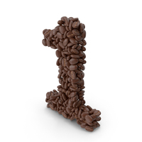 Coffee Bean Number 1 PNG & PSD Images