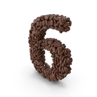 Coffee Bean Number 6 PNG & PSD Images