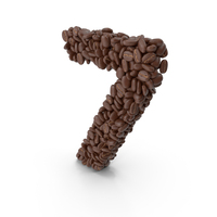 Coffee Bean Number 7 PNG & PSD Images