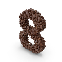 Coffee Bean Number 8 PNG & PSD Images