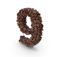 Coffee Bean Number 9 PNG & PSD Images