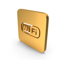 Wifi Logo Gold PNG & PSD Images