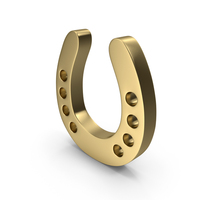 Gold Horseshoe Icon PNG & PSD Images