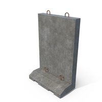 Concrete Retaining Barrier PNG & PSD Images