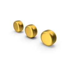 Three Dots Gold PNG & PSD Images