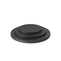 Black Round Three Steps Podium PNG & PSD Images