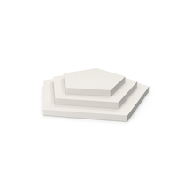 Pentagonal Three Steps Podium PNG & PSD Images
